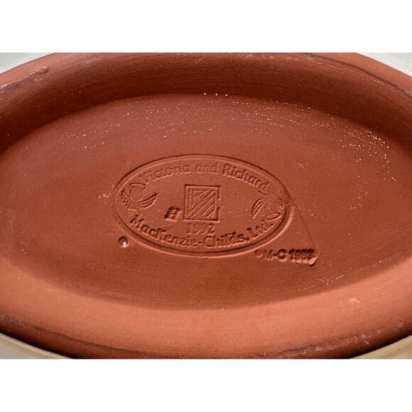 MacKenzie Childs Keukenhof 10.5'' Oval Serving Platter Hand Painted 1992 - Picture 7 of 10